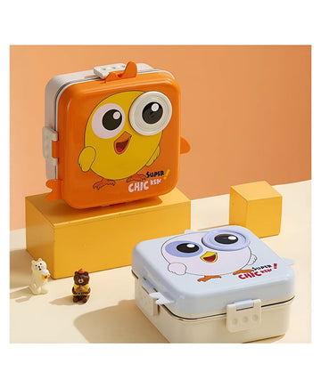 HOMIQUE Super Chick Kids Lunchbox – Cute & Leakproof Bento Box