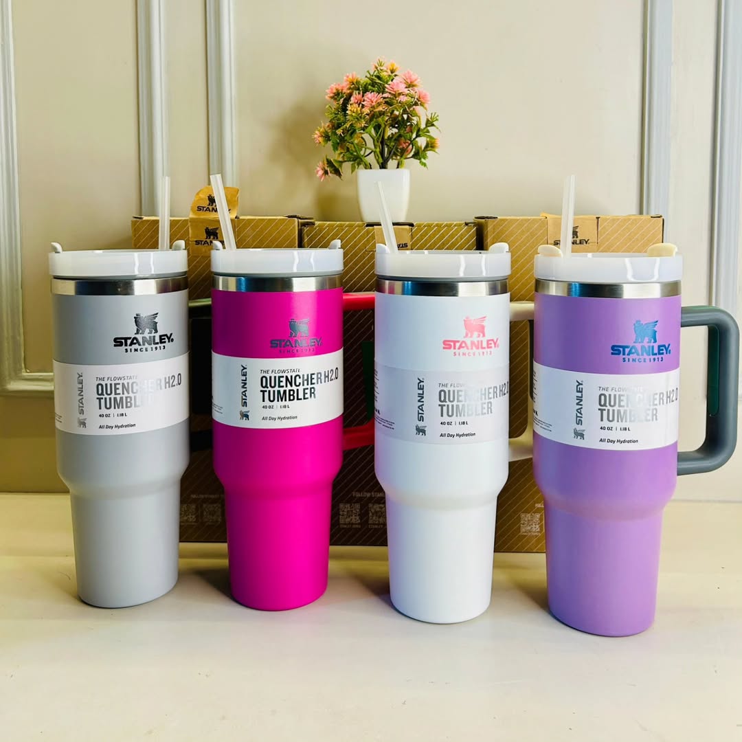 Stanley Quencher H2.0 40 Oz (1.18 L) Tumbler – Vacuum Insulated Stainless Steel with Lid & Straw
