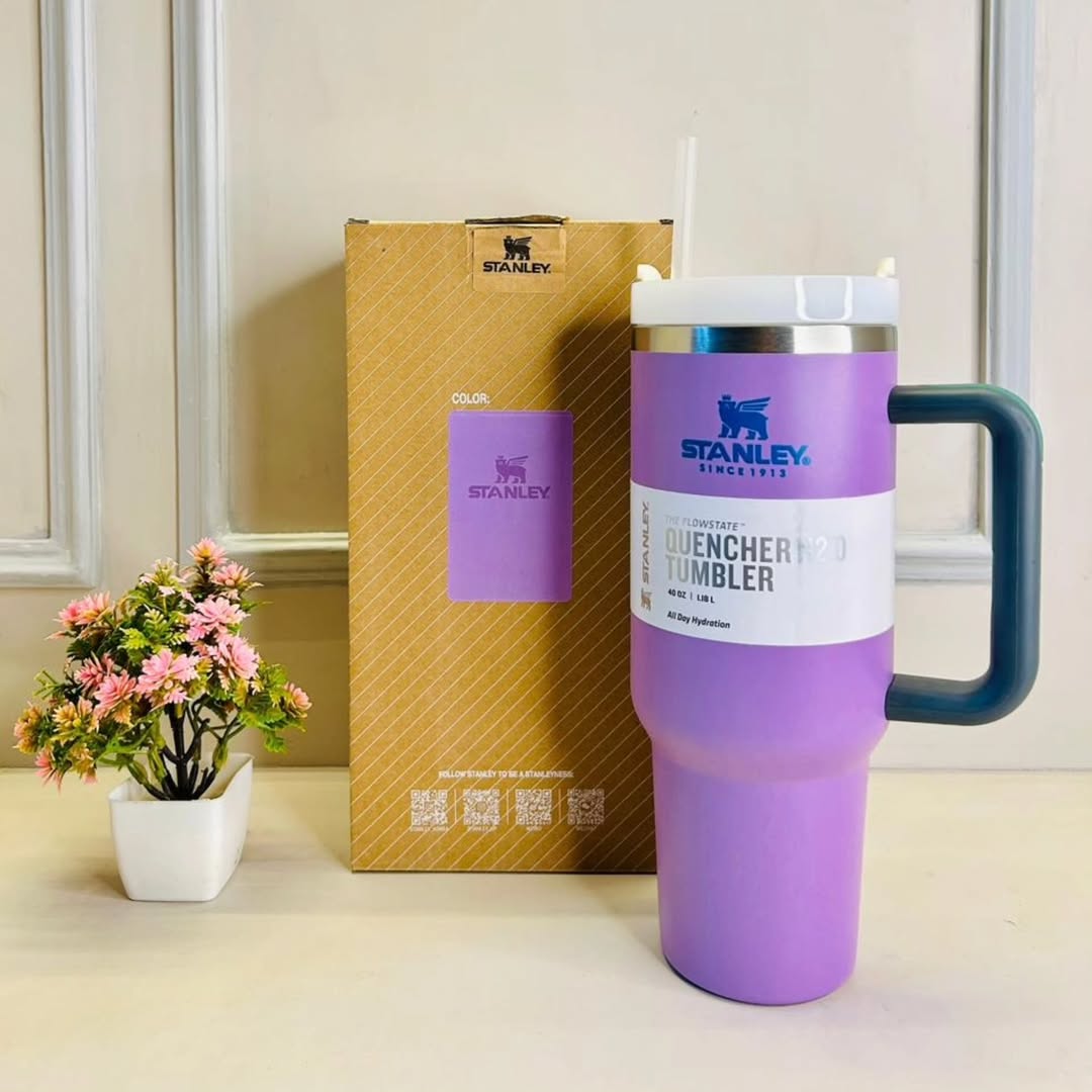 Stanley Quencher H2.0 40 Oz (1.18 L) Tumbler – Vacuum Insulated Stainless Steel with Lid & Straw