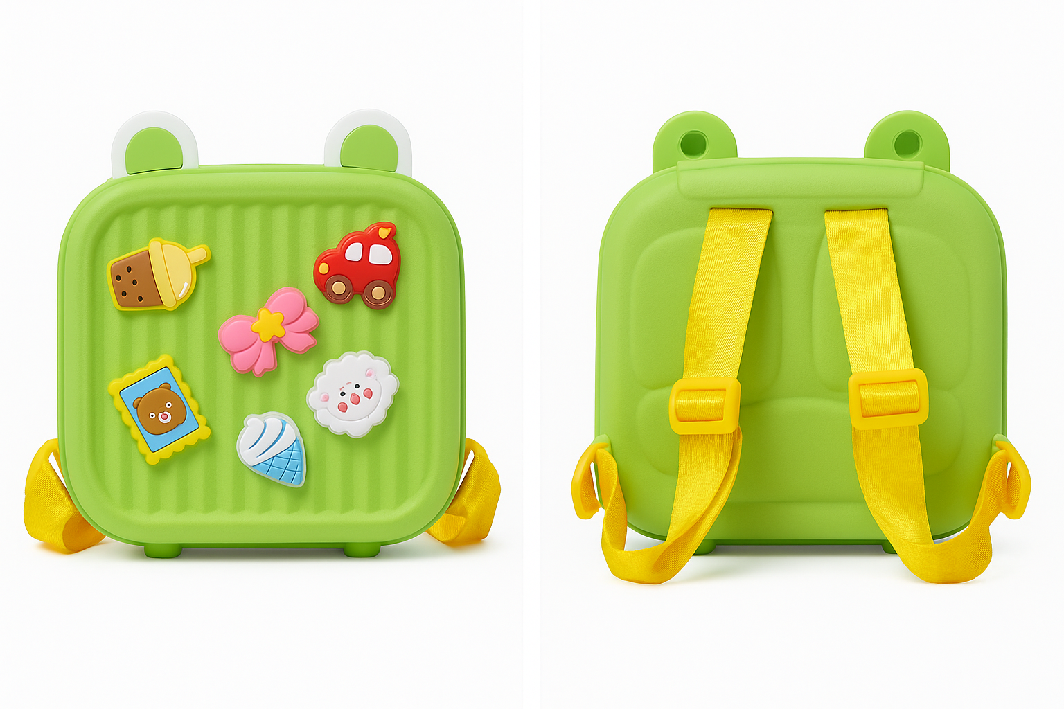 Niko Niko Kids Cartoon Crossbody Bag – Lightweight EVA Sling Bag with 3D Charms – Waterproof & Cute Mini Bag for Toddlers