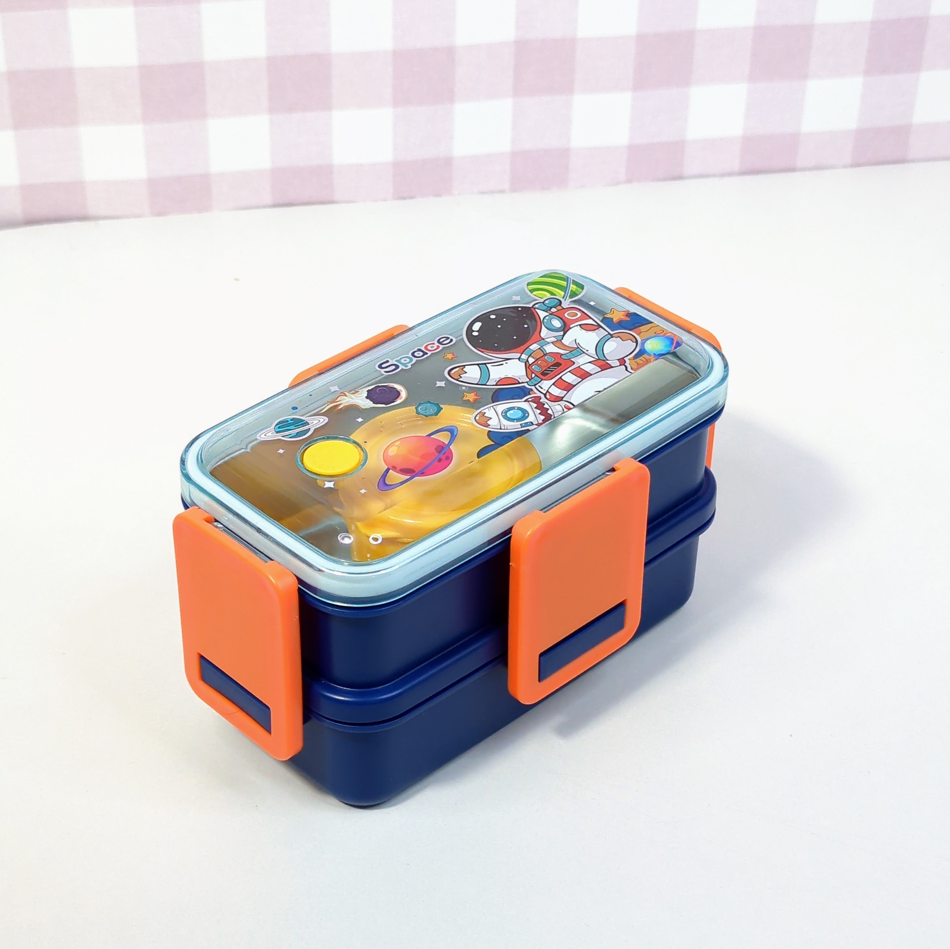 HOMIQUE Kids Double Decker Bento Lunch Box β 100% Leakproof Stainless Steel
