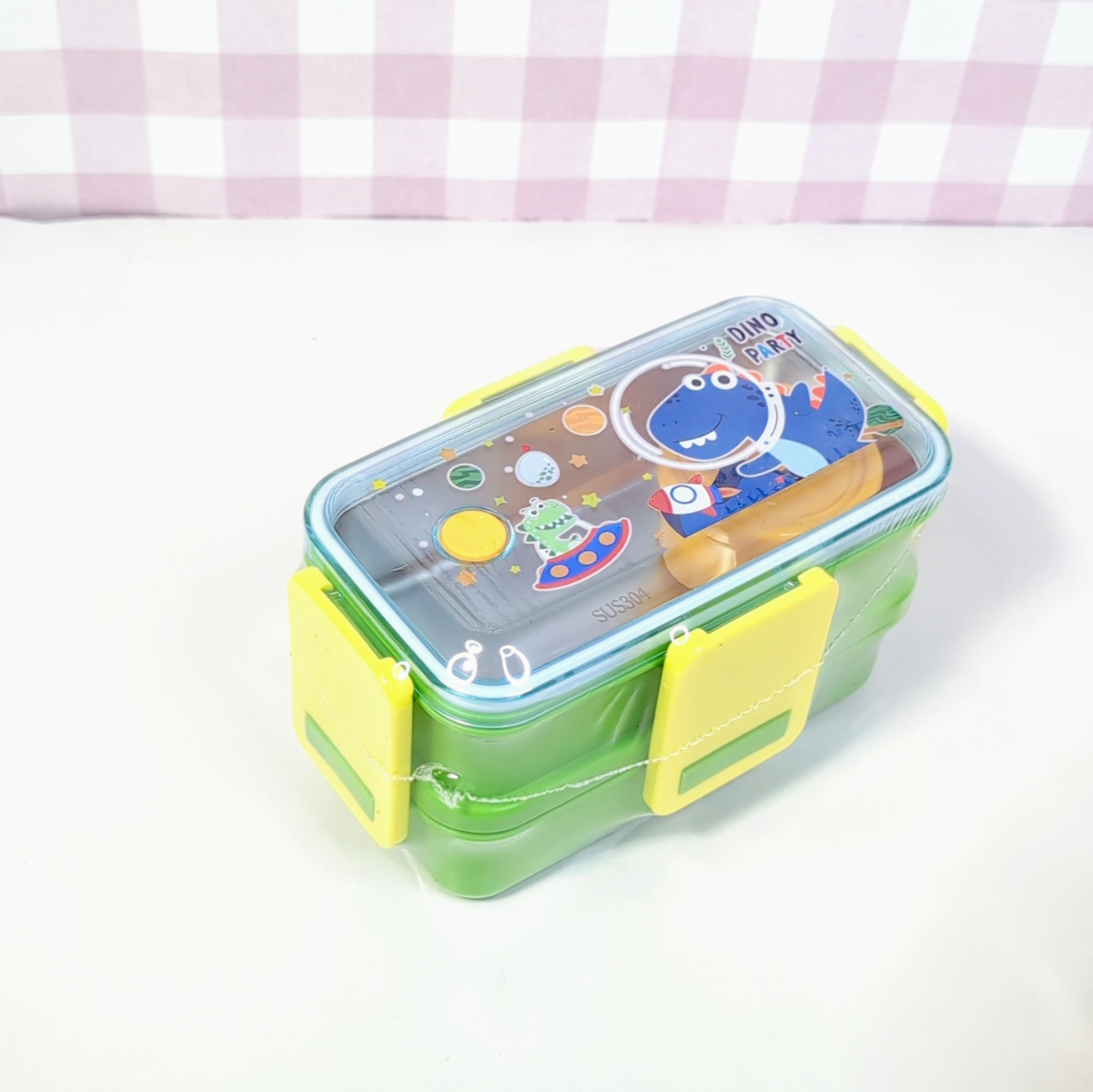 HOMIQUE Kids Double Decker Bento Lunch Box β 100% Leakproof Stainless Steel