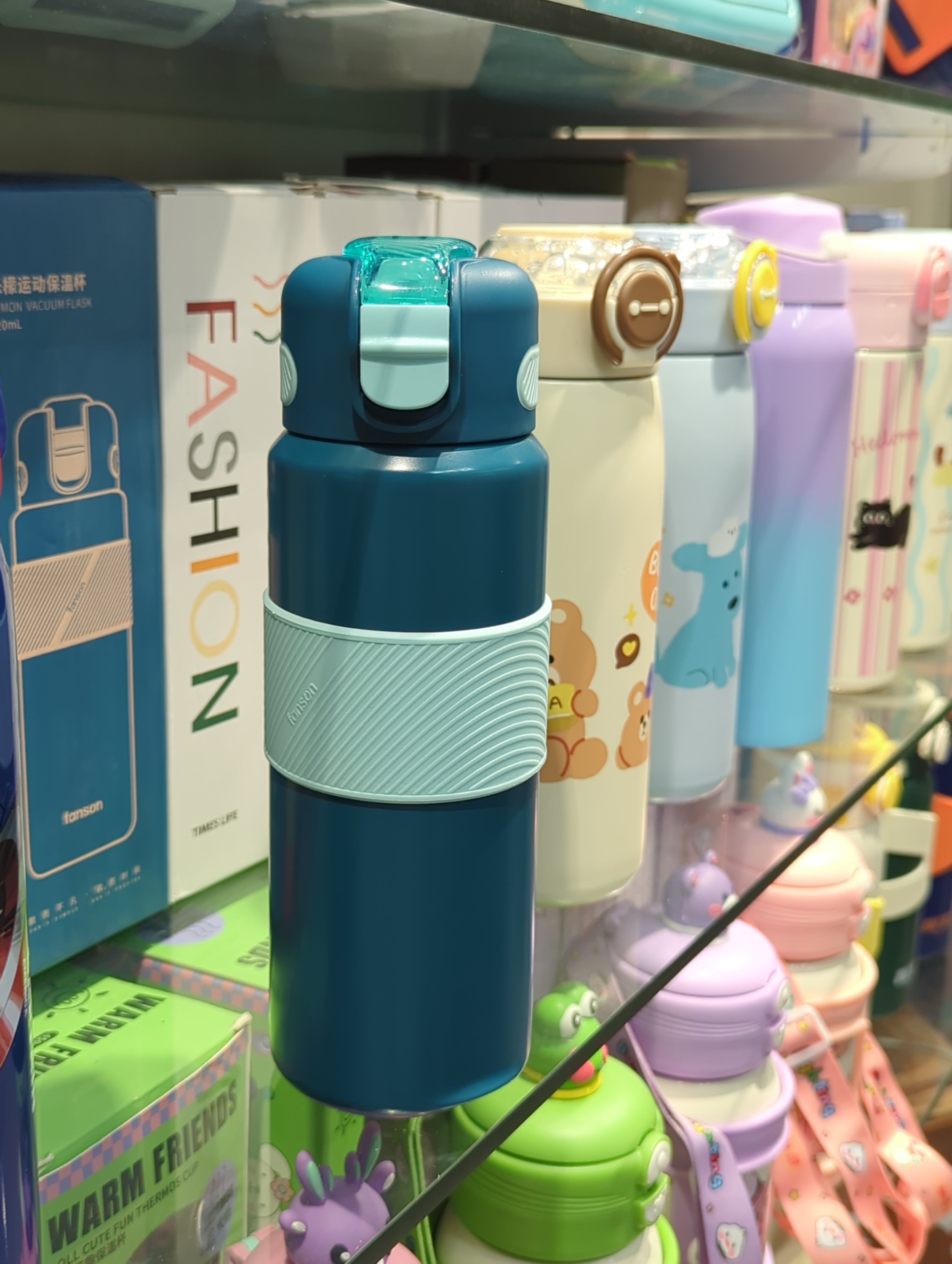 Premium Leak-Proof Water Bottle with Flip Lid – 650ml (Teal Blue)