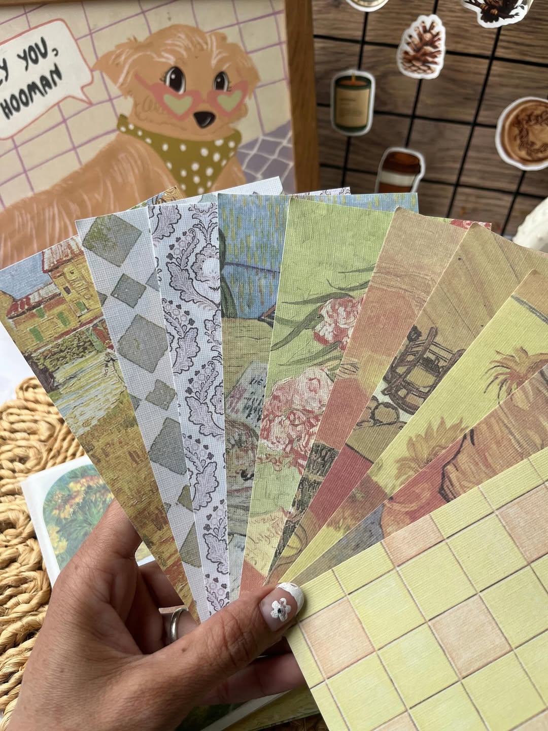 Vincent Van Gogh Scrapbooking & Journaling Gift Box – Art Inspired Stationery Set