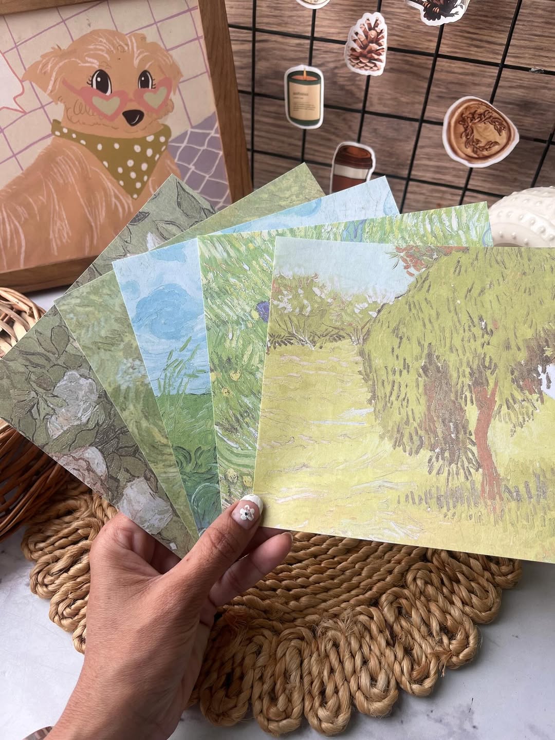 Vincent Van Gogh Scrapbooking & Journaling Gift Box – Art Inspired Stationery Set