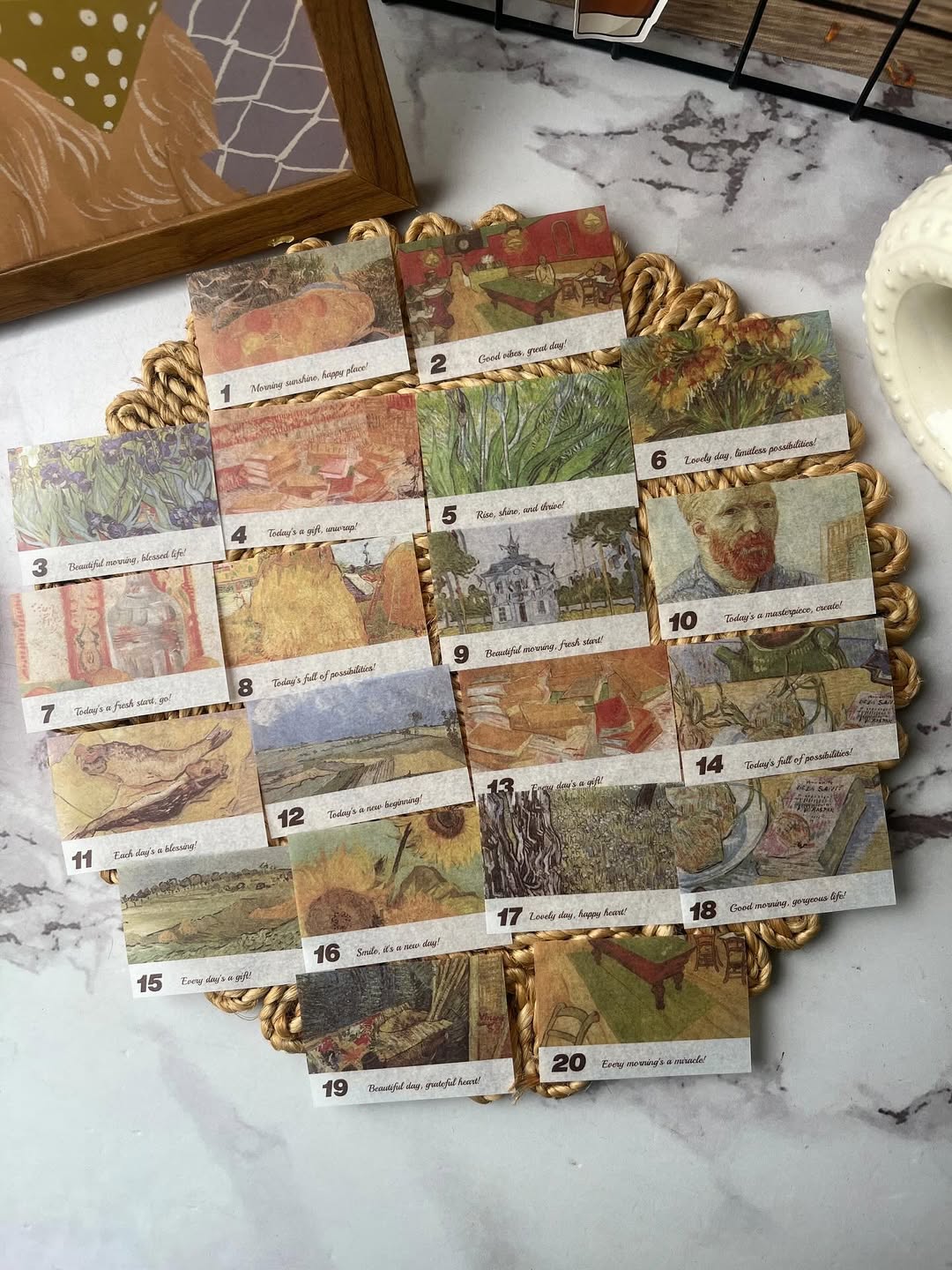 Vincent Van Gogh Scrapbooking & Journaling Gift Box – Art Inspired Stationery Set