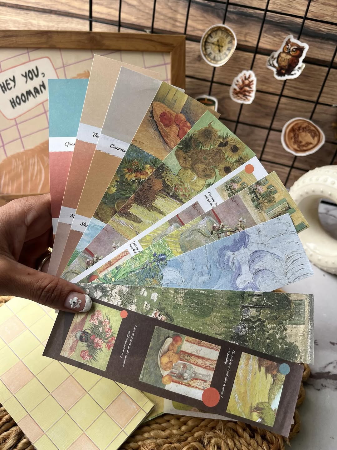 Vincent Van Gogh Scrapbooking & Journaling Gift Box – Art Inspired Stationery Set