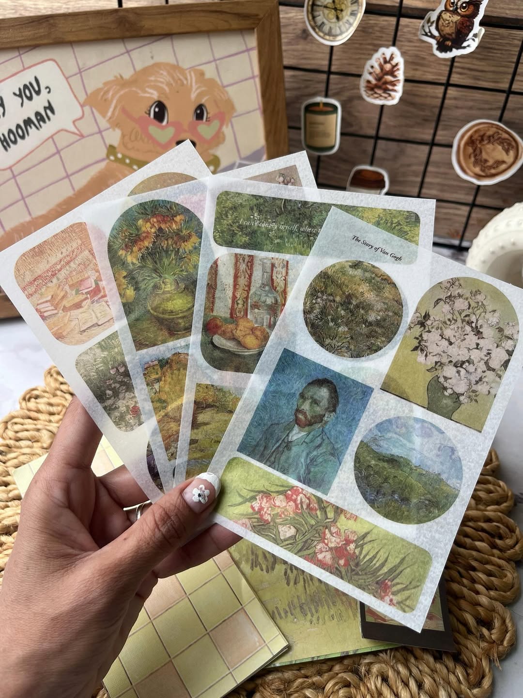 Vincent Van Gogh Scrapbooking & Journaling Gift Box – Art Inspired Stationery Set