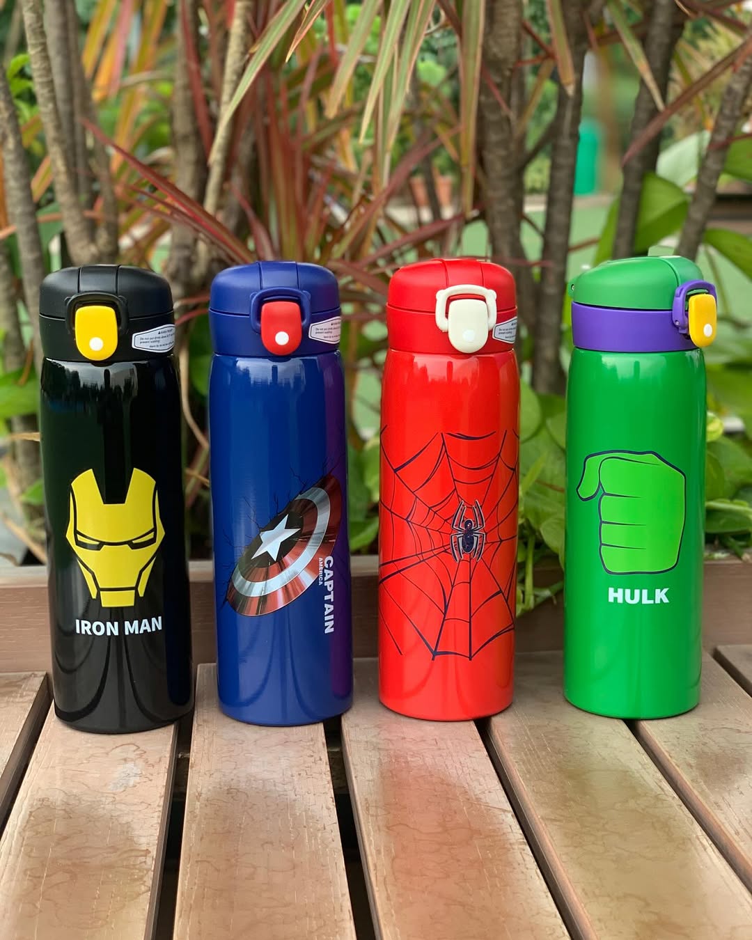 Marvel Superhero Stainless Steel Water Bottles – 500ml | Leakproof & Insulated (Pack of 1)