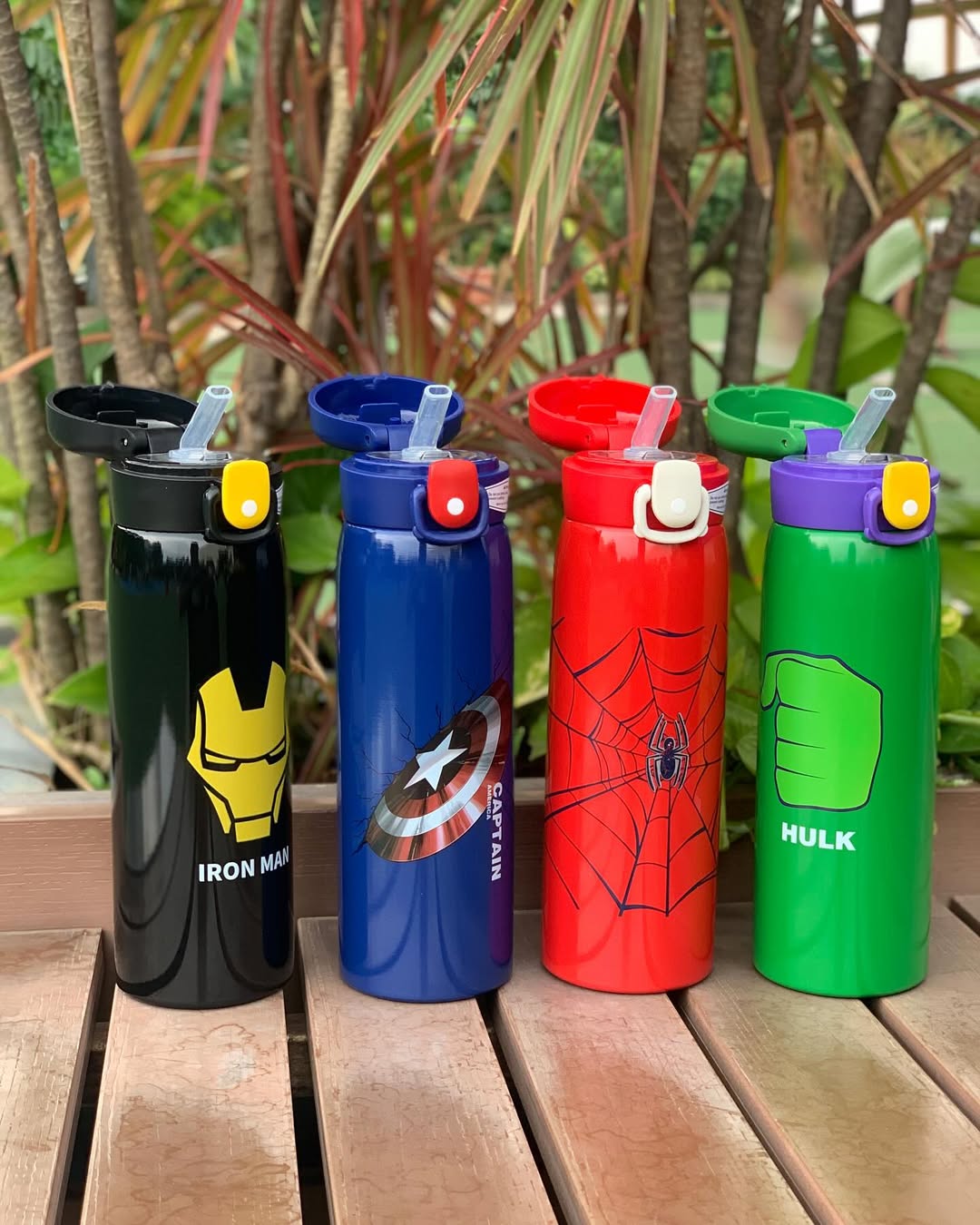 Marvel Superhero Stainless Steel Water Bottles – 500ml | Leakproof & Insulated (Pack of 1)