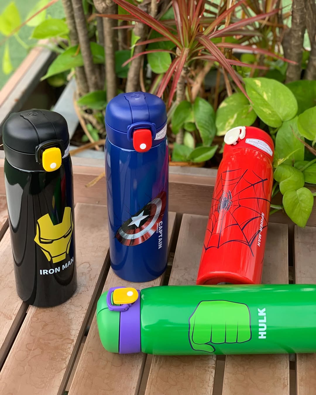 Marvel Superhero Stainless Steel Water Bottles – 500ml | Leakproof & Insulated (Pack of 1)
