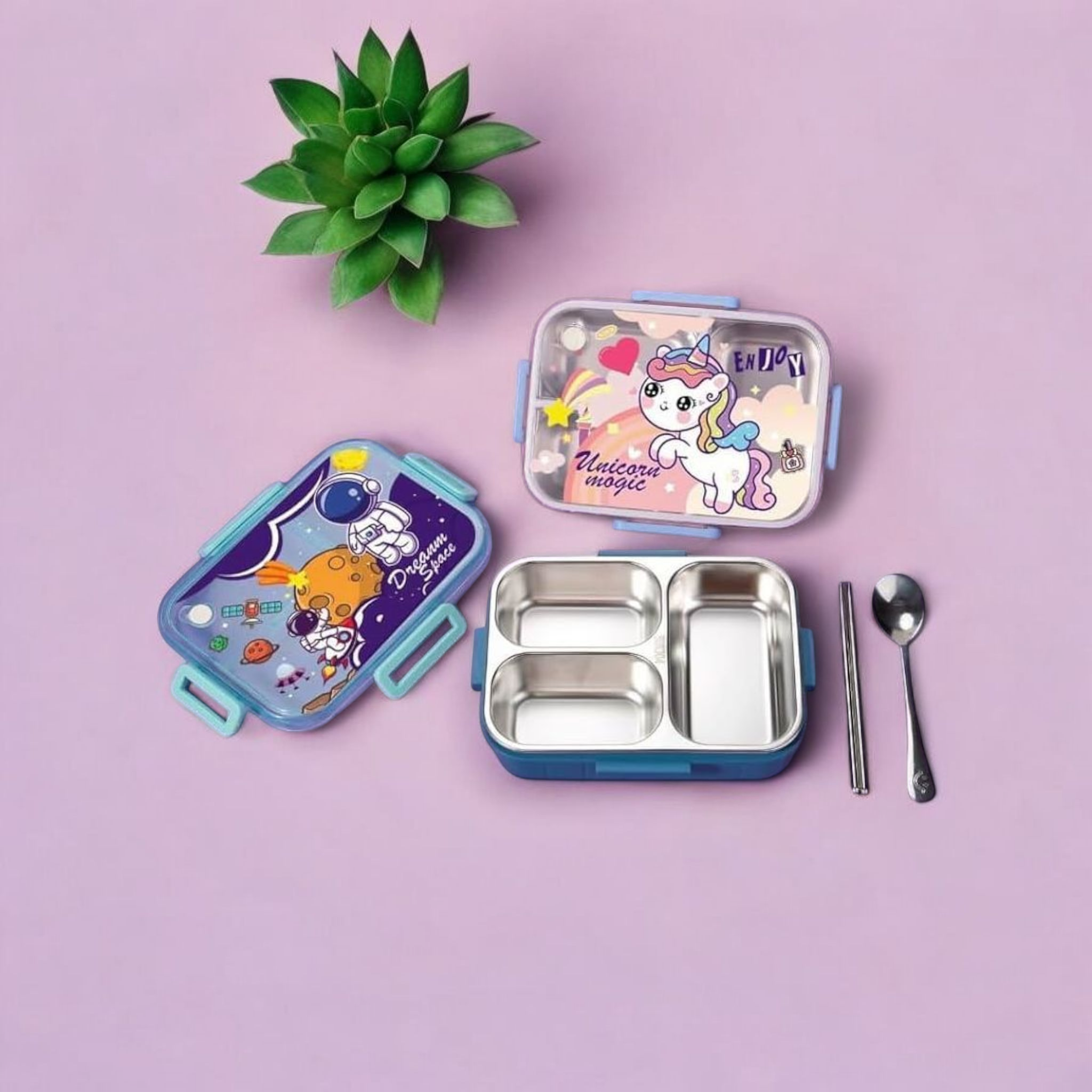 HOMIQUE Cute Kids Lunch Box – Cute & Leakproof